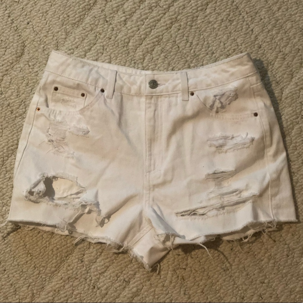 Topshop Moto Mom Jean Short